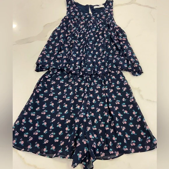 abercrombie kids Dresses Abercrombie Kids Floral Romper Sz 314